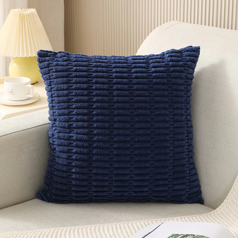 Housses de coussin en velours côtelé
