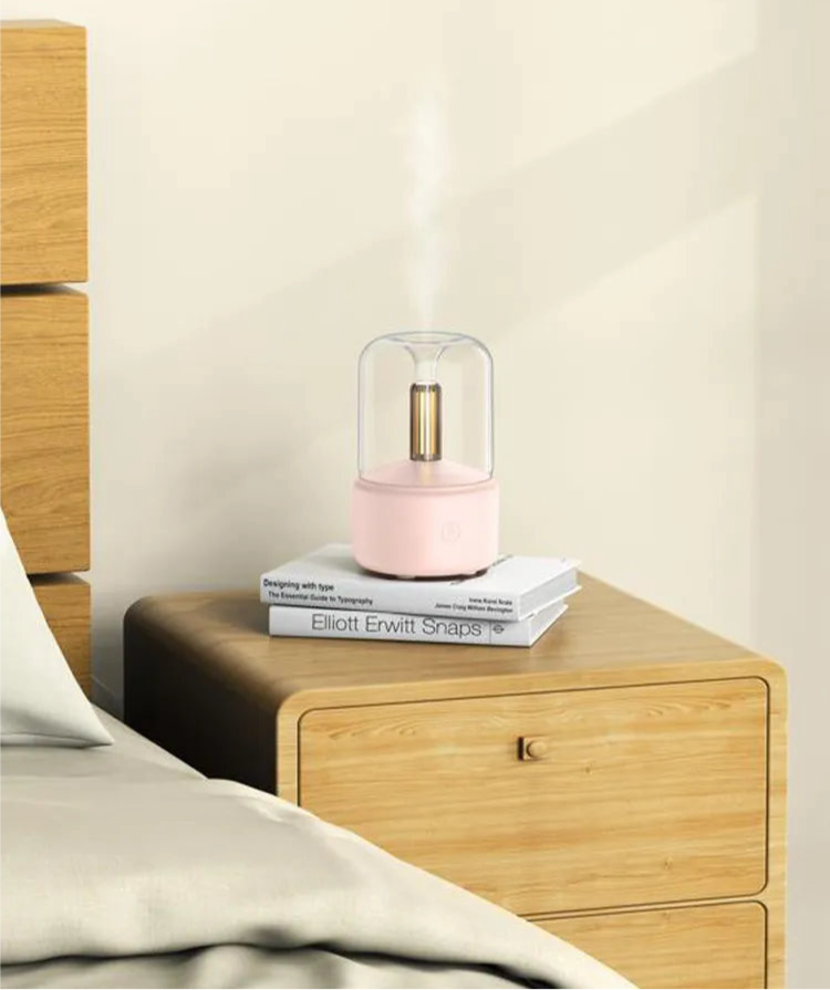 Diffuseur d'huile essentielle effet bougie