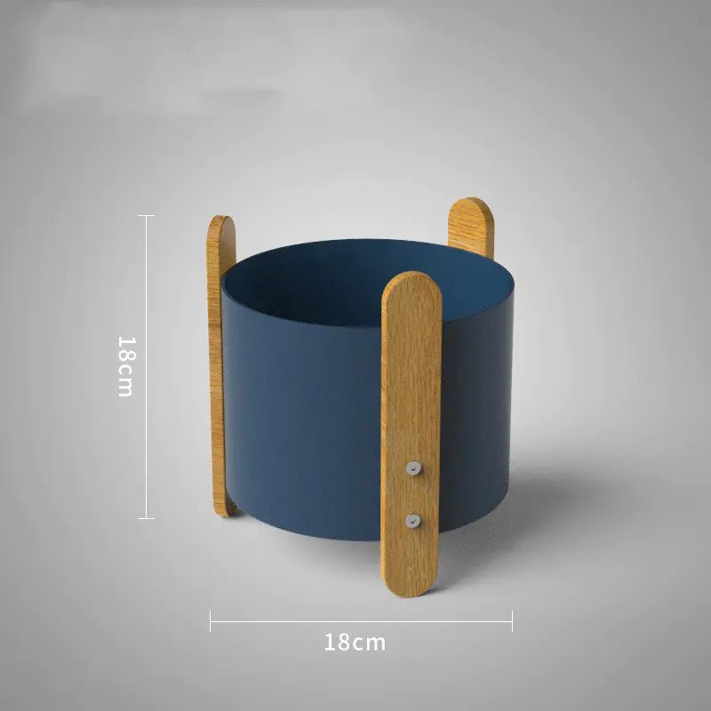 Cache-pot style nordique en fer – Design créatif et minimaliste