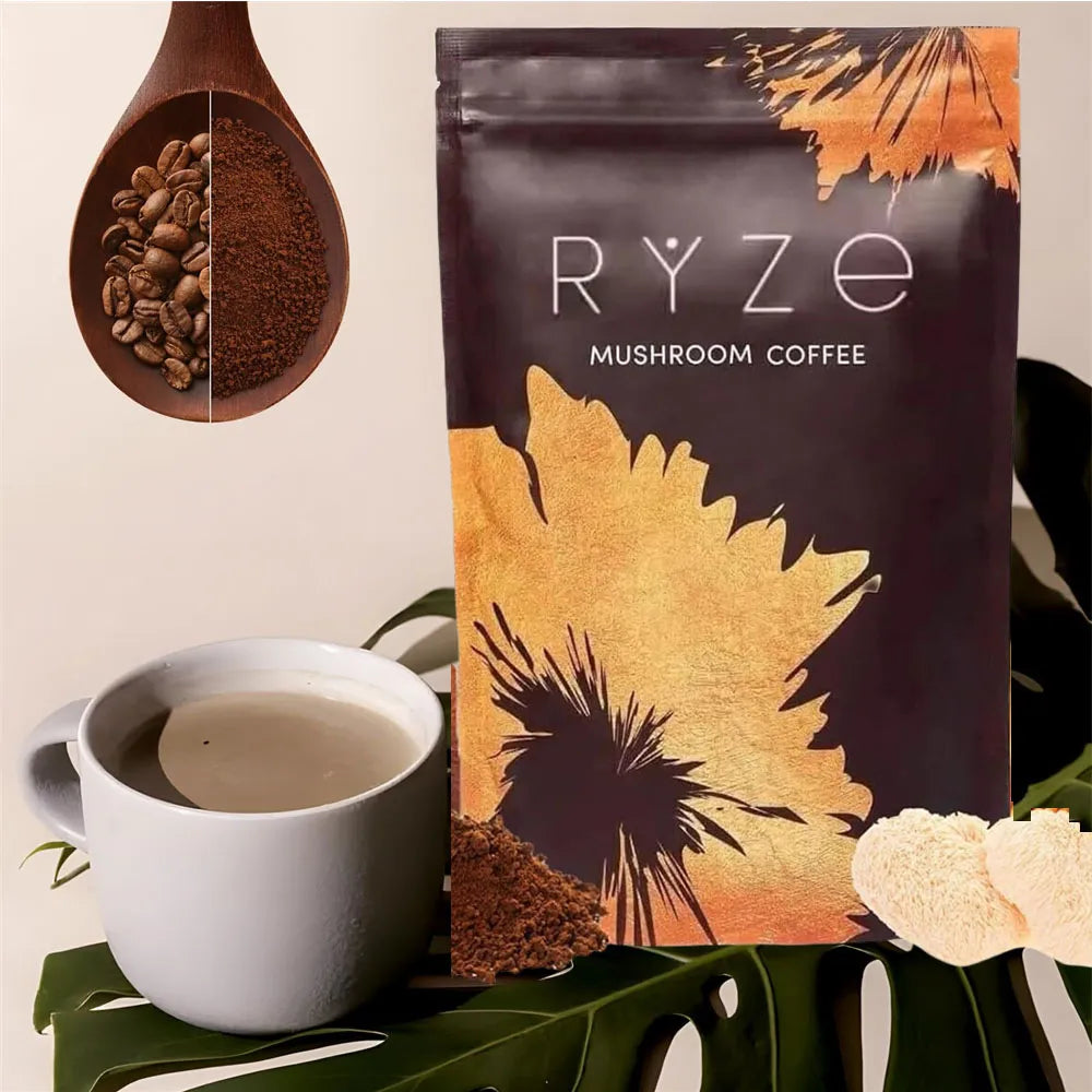 Café aux Champignons sans Saccharose et Faible en Gras