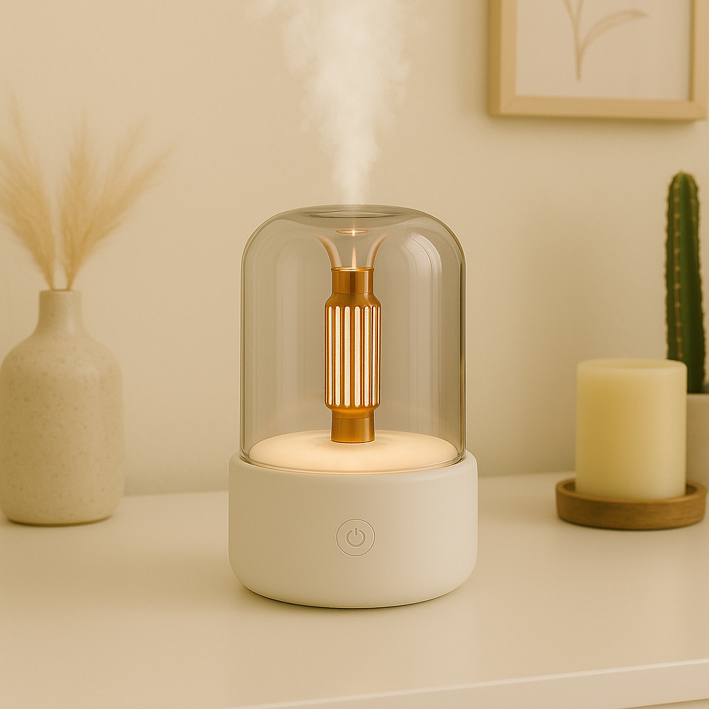 Diffuseur d'huile essentielle effet bougie