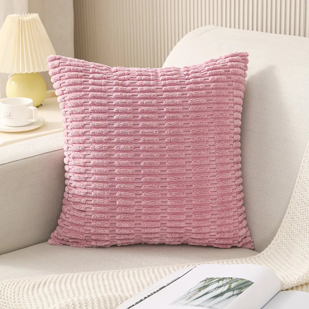 Housses de coussin en velours côtelé
