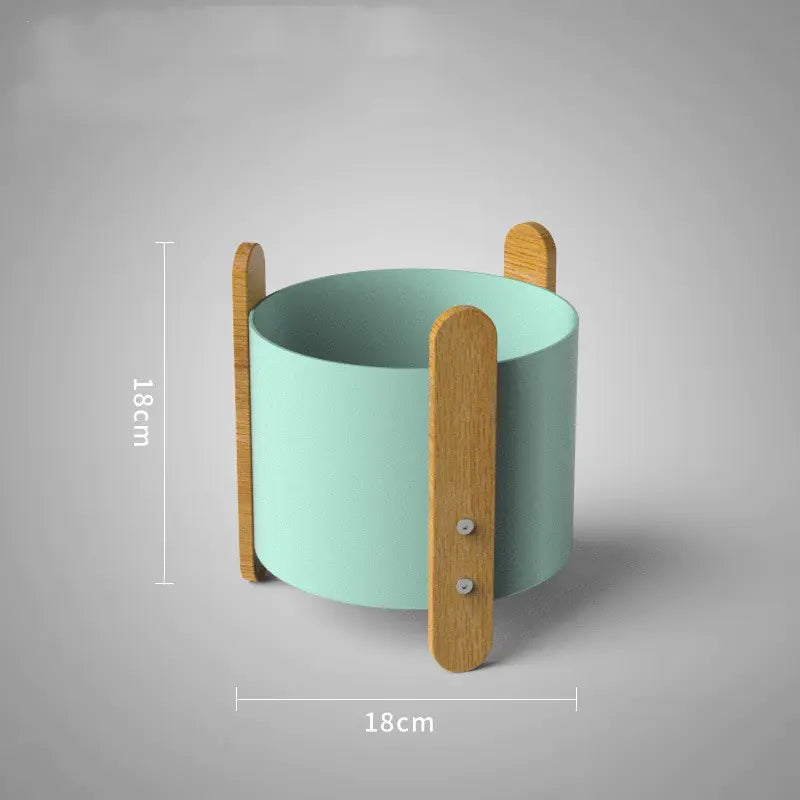 Cache-pot style nordique en fer – Design créatif et minimaliste