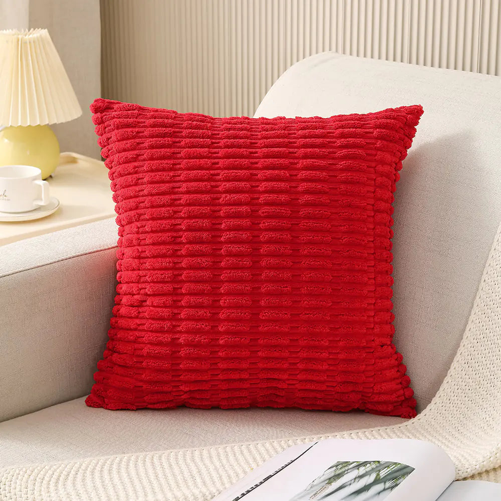 Housses de coussin en velours côtelé