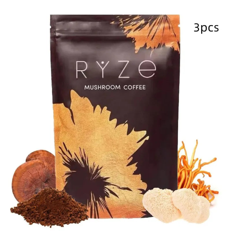 Café aux Champignons sans Saccharose et Faible en Gras