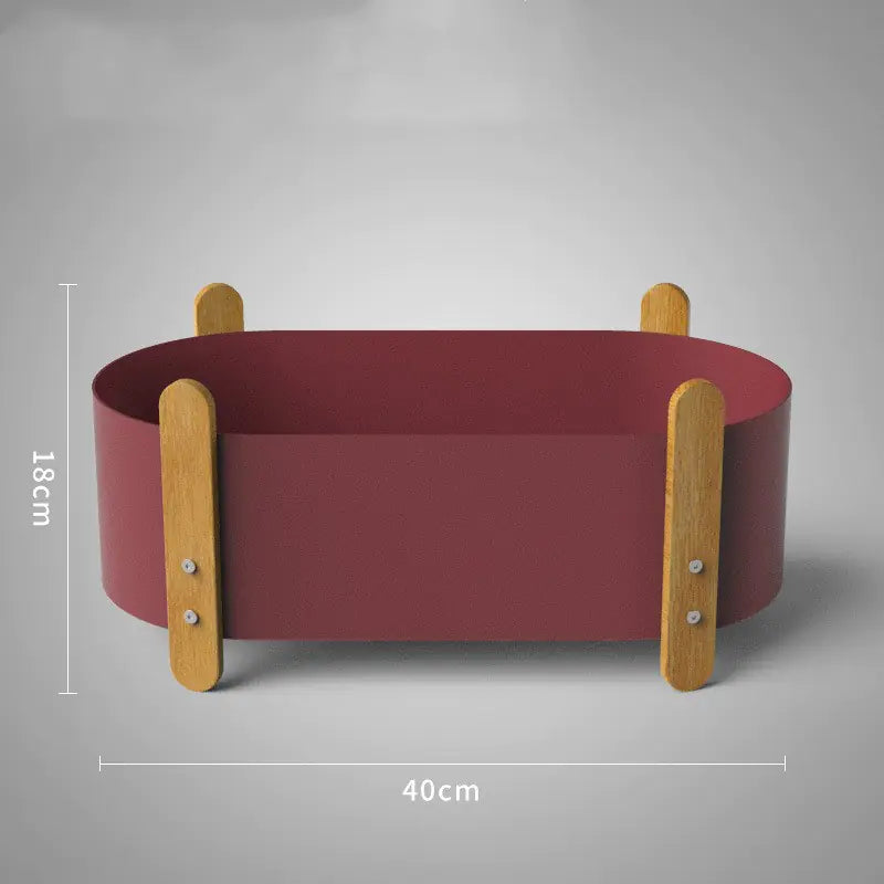 Cache-pot style nordique en fer – Design créatif et minimaliste