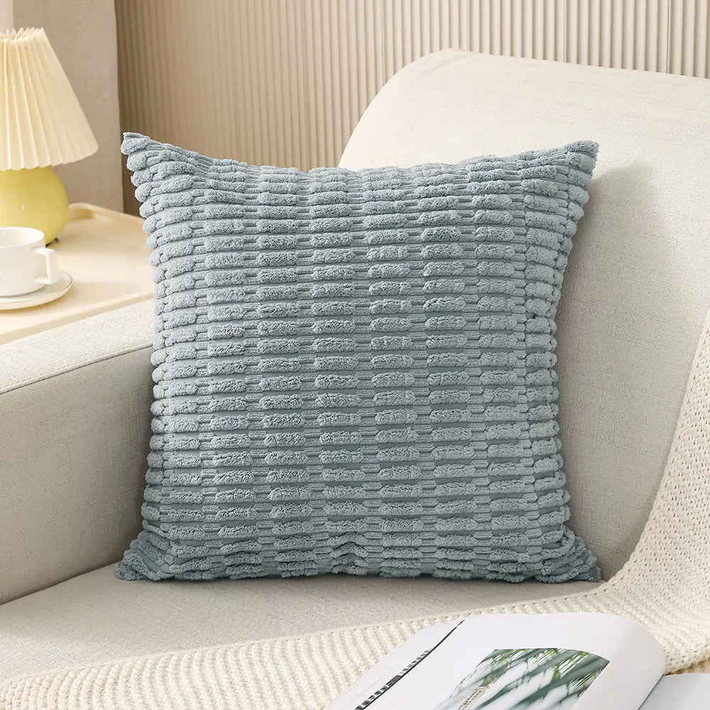 Housses de coussin en velours côtelé