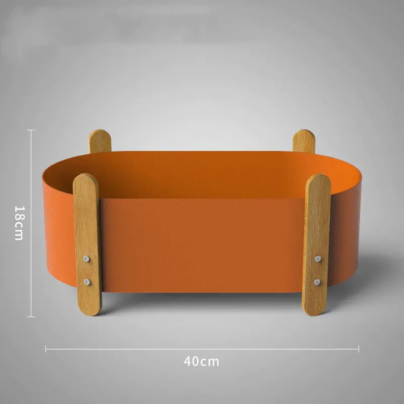 Cache-pot style nordique en fer – Design créatif et minimaliste