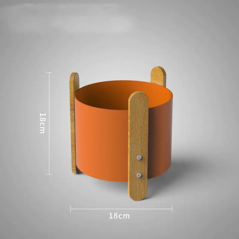 Cache-pot style nordique en fer – Design créatif et minimaliste