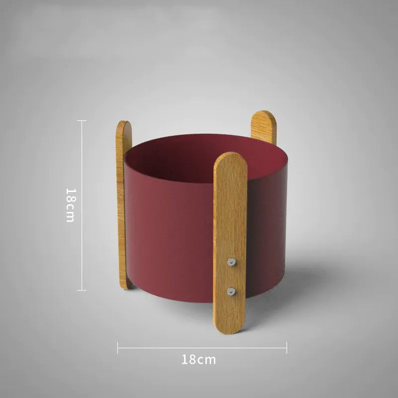 Cache-pot style nordique en fer – Design créatif et minimaliste