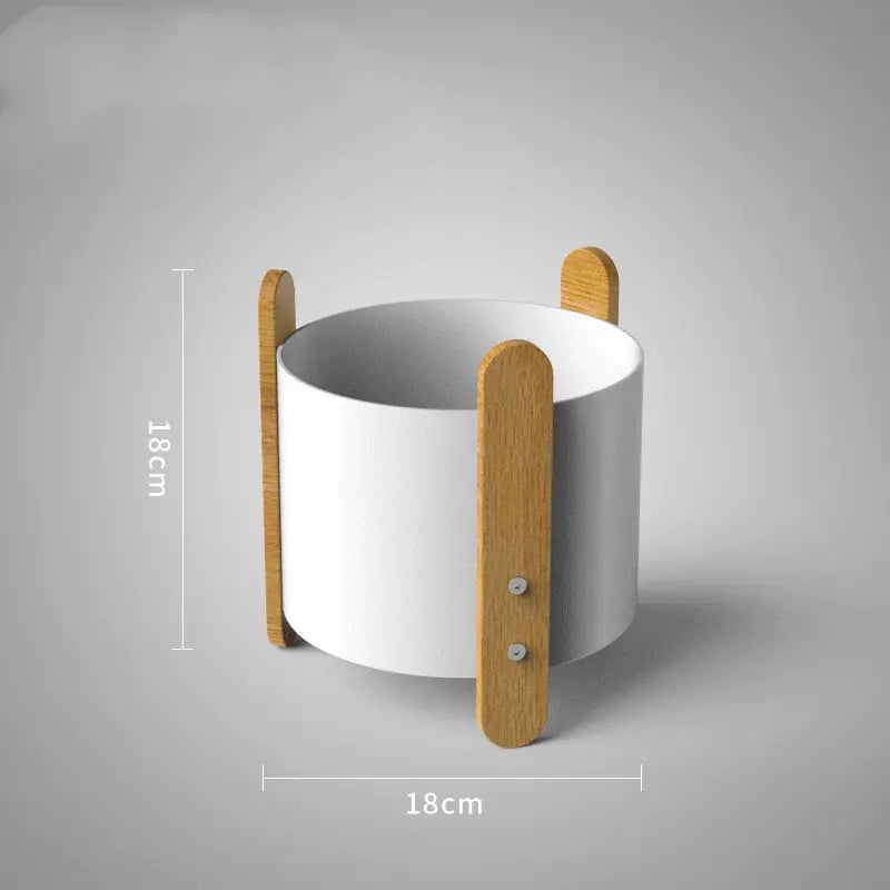 Cache-pot style nordique en fer – Design créatif et minimaliste