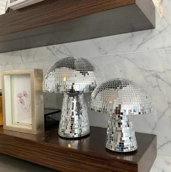 Mushroom Mirror Disco Orb