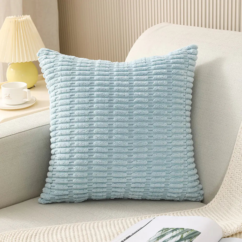 Housses de coussin en velours côtelé