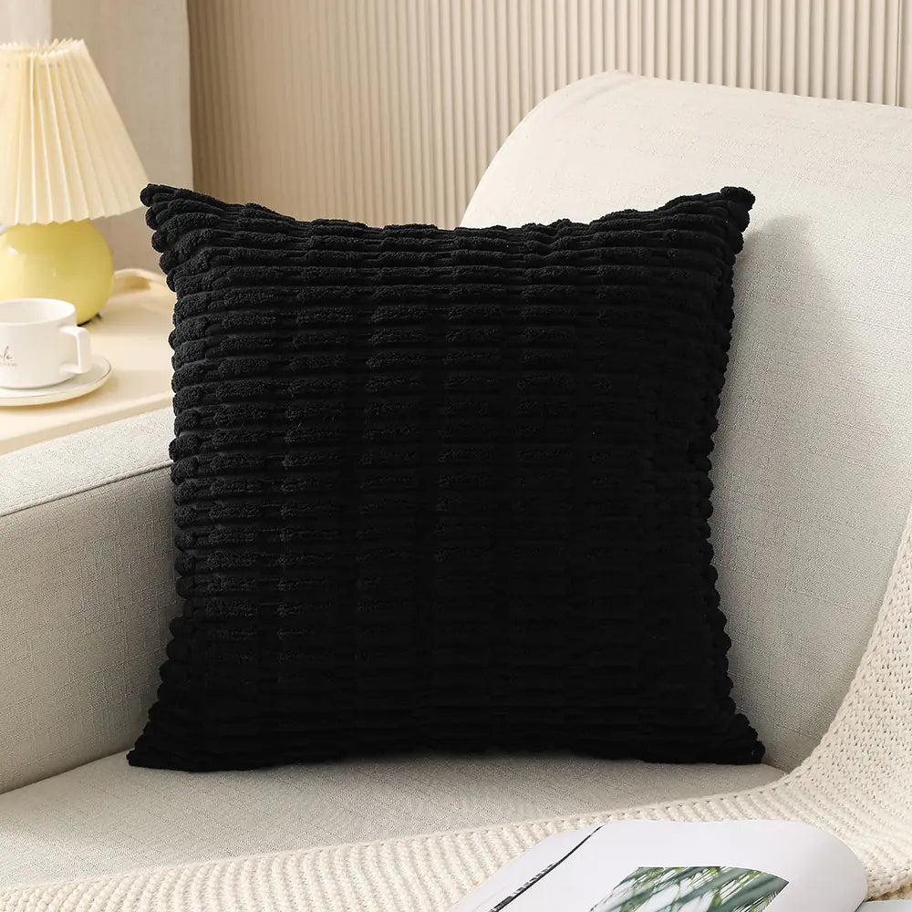 Housses de coussin en velours côtelé