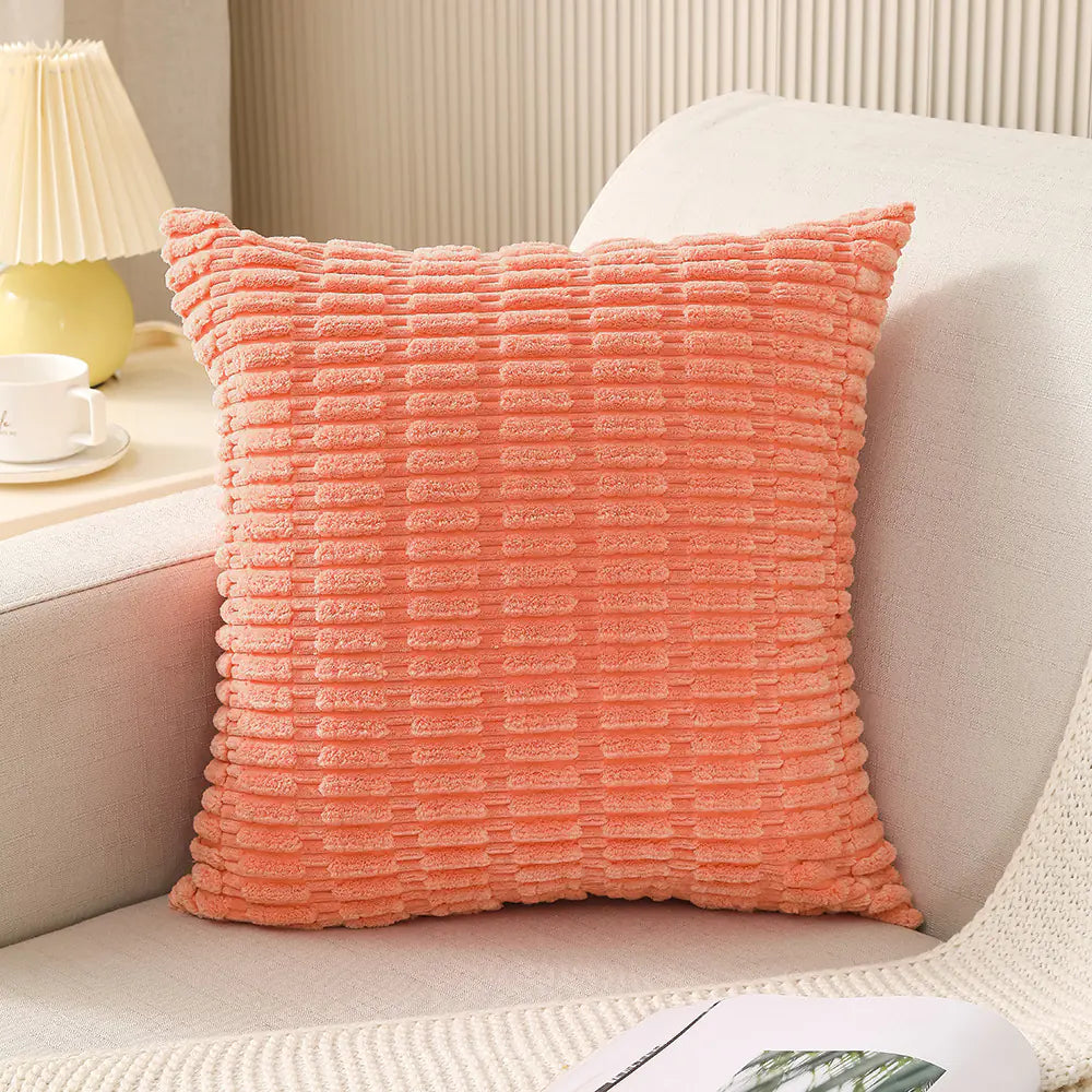 Housses de coussin en velours côtelé