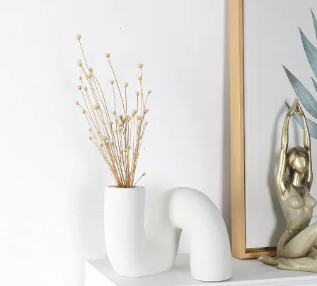 Vase en céramique style nordique