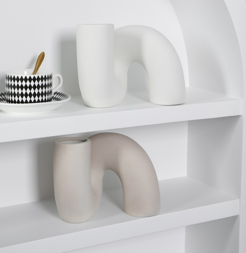 Vase en céramique style nordique